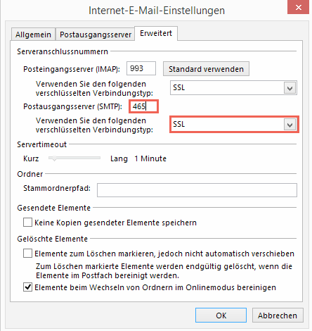 Outlook mit Windows