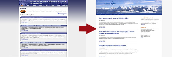 B.A.R. Switzerland Website-Redesign