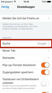 Schnellsuche 10