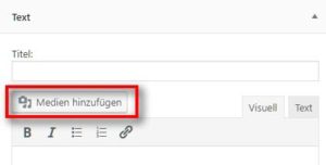 WordPress Text-Widget 4.9