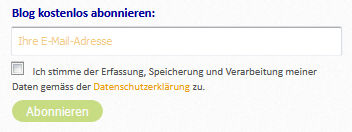 DSGVO-konforme Newsletter-Anmeldung