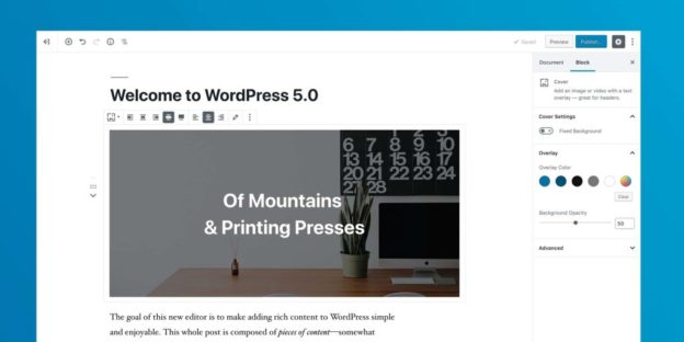 WordPress Gutenberg-Editor