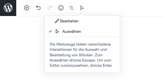 Block-Auswahlwerkzeug